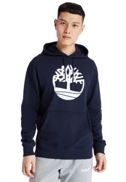 Timberland Uomo YC CORE TREE - Felpa Con Cappuccio - Dark Sapphire-white