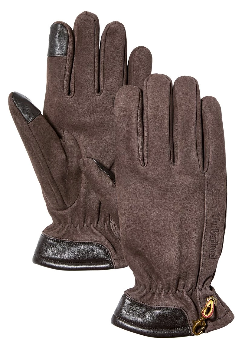 Timberland Uomo NUBUCK GLOVE W TOUCH TIPS - Guanti - Brown 1 Timberland Uomo NUBUCK GLOVE W TOUCH TIPS - Guanti - Brown
