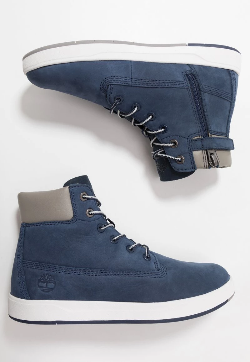 Timberland Bambini DAVIS SQUARE 6 INCH - Sneakers Alte - Navy 1 Timberland Bambini DAVIS SQUARE 6 INCH - Sneakers Alte - Navy