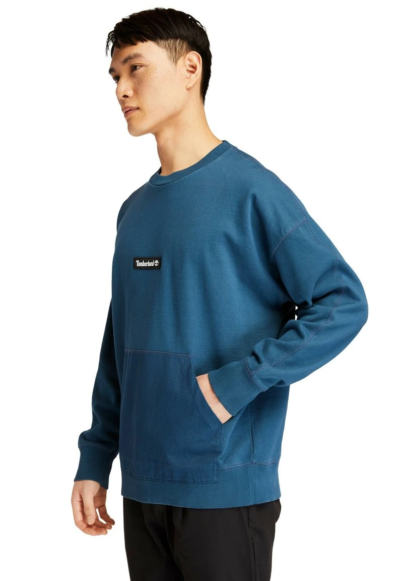 Timberland Uomo YC GRAPHIC CREW NECK - Felpa - Blue 5 Timberland Uomo YC GRAPHIC CREW NECK - Felpa - Blue - immagine 5