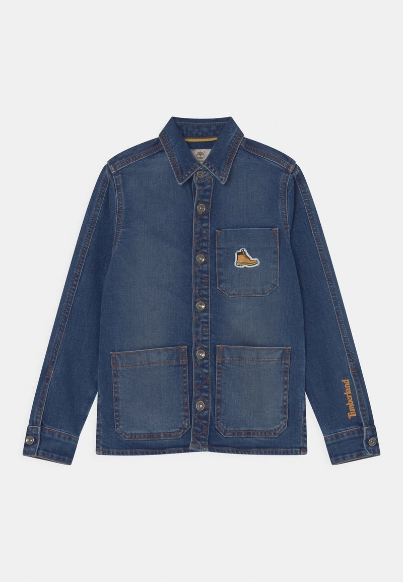 Timberland Bambini LONG SLEEVED - Camicia - Blue Denim 1 Timberland Bambini LONG SLEEVED - Camicia - Blue Denim