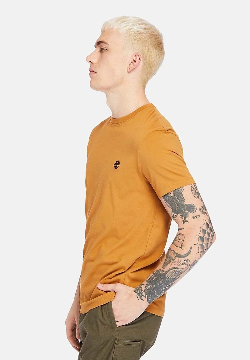 Timberland Uomo DUNSTAN RIVER JERSEY CREW - T-shirt Basic - Wheat Boot 2 Timberland Uomo DUNSTAN RIVER JERSEY CREW - T-shirt Basic - Wheat Boot - immagine 2