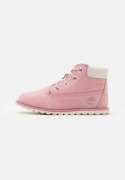 Timberland Bambini POKEY - Stivaletti Stringati - Light Pink