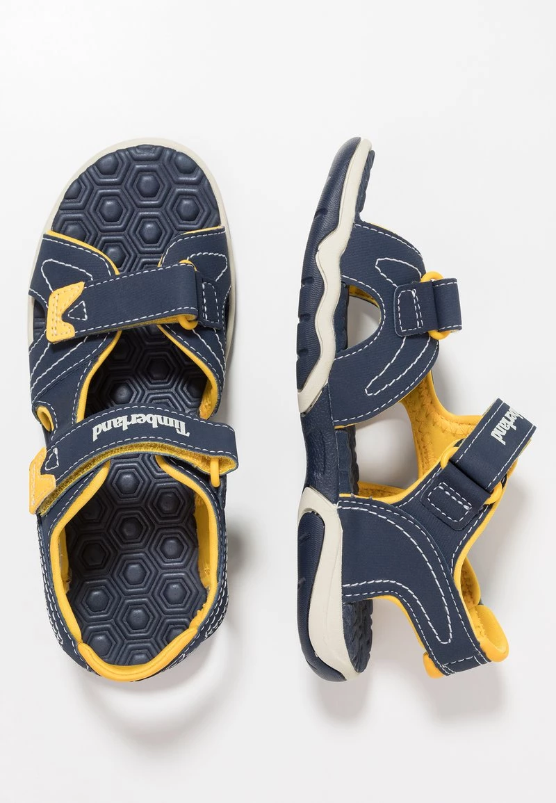 Timberland Bambini ADVENTURE SEEKER 2 STRAP - Sandali Da Trekking - Navy/yellow 1 Timberland Bambini ADVENTURE SEEKER 2 STRAP - Sandali Da Trekking - Navy/yellow