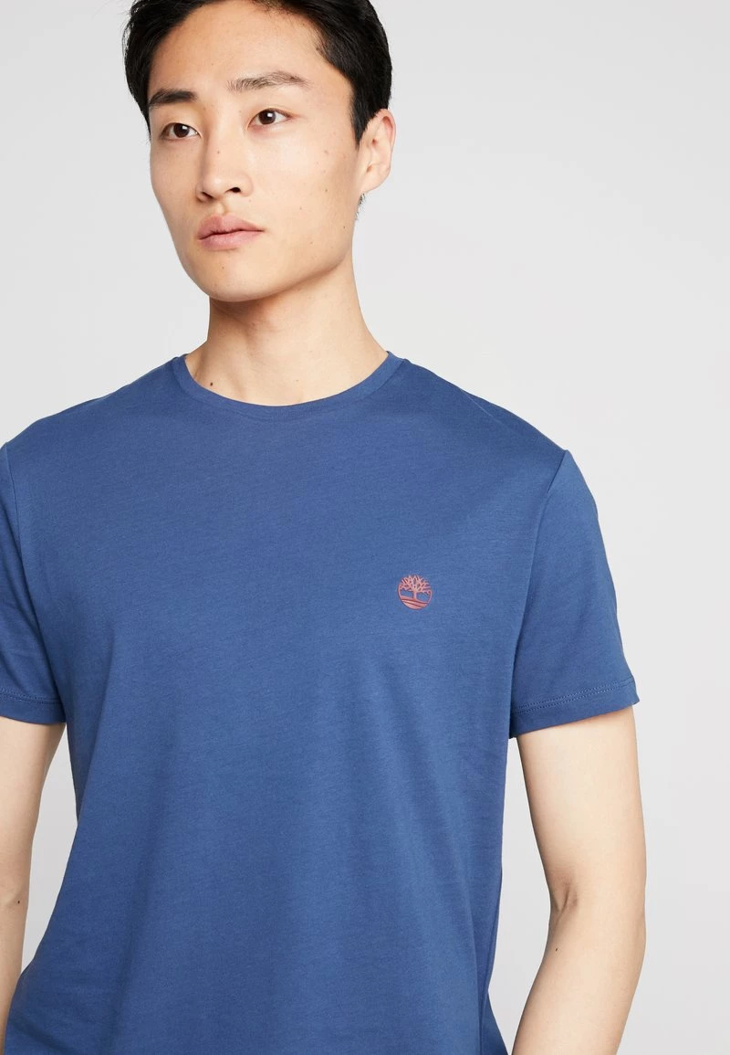 Timberland Uomo CREW CHEST - T-shirt Basic - Dark Denim 5 Timberland Uomo CREW CHEST - T-shirt Basic - Dark Denim - immagine 5