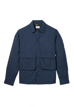 Timberland Uomo LS DWR SOLID SHIRT JACKET - Giacca Leggera - Dark Sapphire