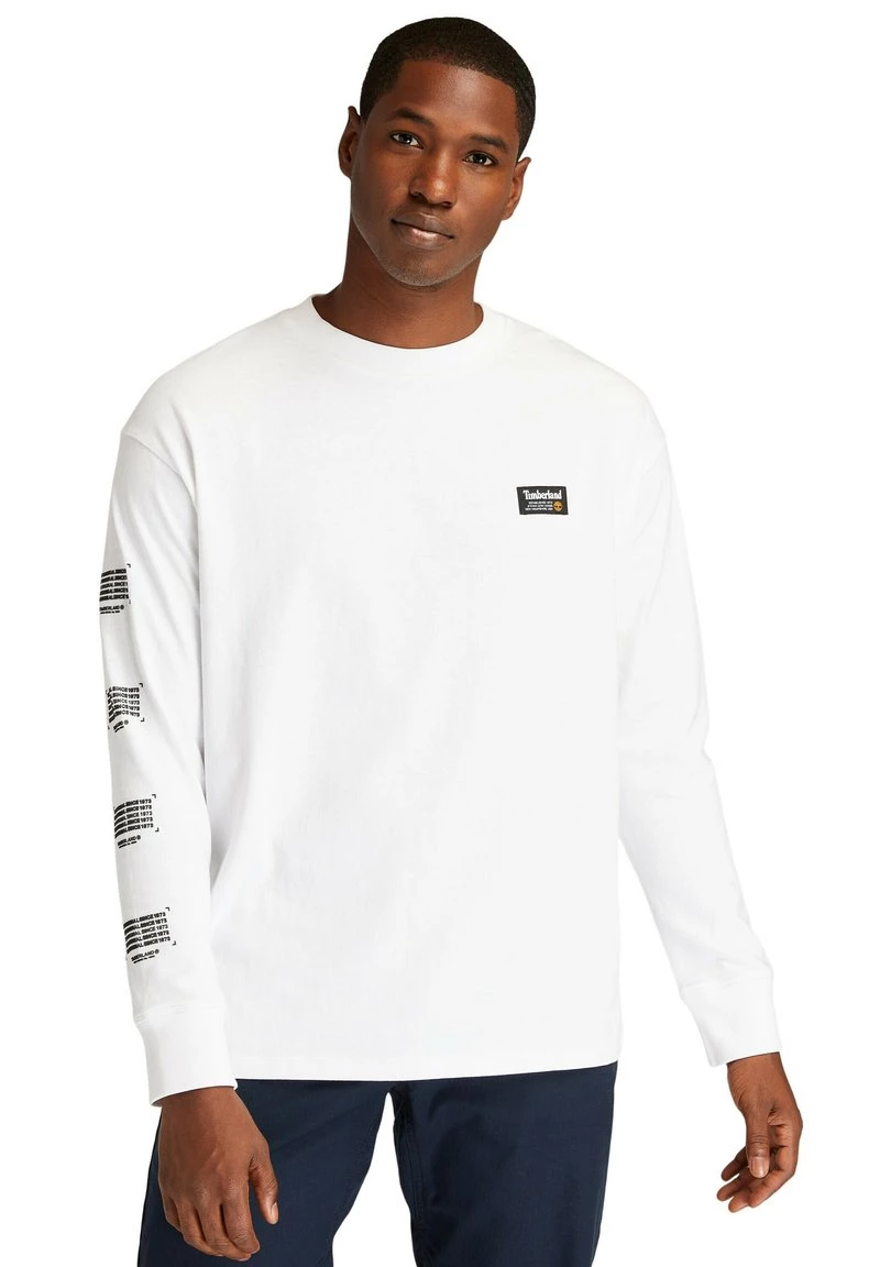 Timberland Uomo YC LS GRAPHIC TEE (RLX) - Felpa - White 2 Timberland Uomo YC LS GRAPHIC TEE (RLX) - Felpa - White - immagine 2