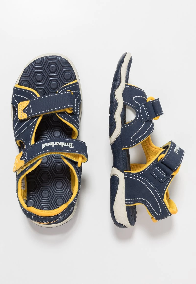 Timberland Unisex ADVENTURE SEEKER 2 STRAP - Sandali Da Trekking - Navy/yellow 1 Timberland Unisex ADVENTURE SEEKER 2 STRAP - Sandali Da Trekking - Navy/yellow