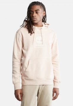 Timberland Uomo TREE LOGO - Felpa Con Cappuccio - Cameo Rose