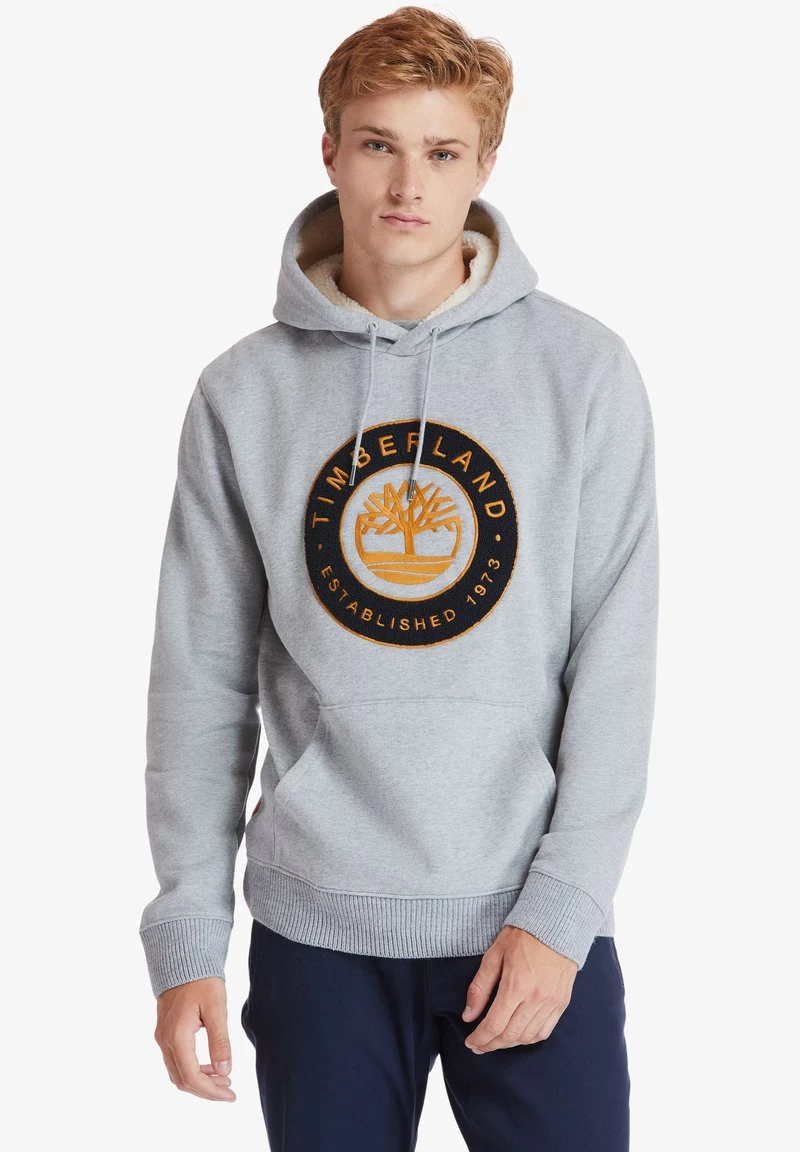 Timberland Uomo BOUCLE - Felpa Con Cappuccio - Medium Grey Heather 1 Timberland Uomo BOUCLE - Felpa Con Cappuccio - Medium Grey Heather