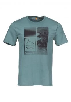 Timberland Uomo SS BACK GR TEE - T-shirt Con Stampa - Sea Pine
