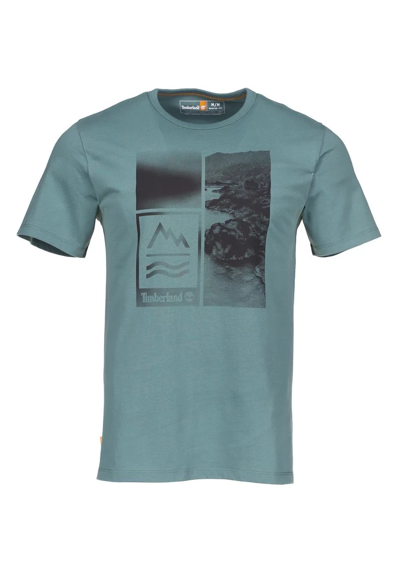 Timberland Uomo SS BACK GR TEE - T-shirt Con Stampa - Sea Pine 1 Timberland Uomo SS BACK GR TEE - T-shirt Con Stampa - Sea Pine
