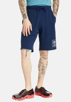 Timberland Uomo YC SUMMER SWEATSHORT - Shorts - Peacoat