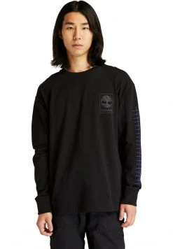 Timberland Uomo YC LS NL SKY GR TEE (RLX) - Maglietta A Manica Lunga - Black