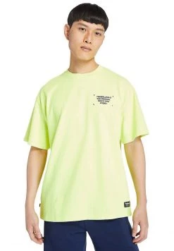 Timberland Uomo WORKWEAR - T-shirt Con Stampa - Safety Yellow