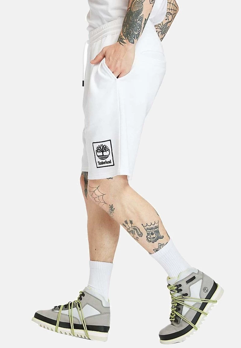 Timberland Uomo YC SUMMER SWEATSHORT - Shorts - White 4 Timberland Uomo YC SUMMER SWEATSHORT - Shorts - White - immagine 4