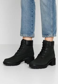 Timberland Donna KINSLEY 6 IN WP BOOT - Stivaletti Stringati - Black