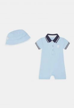 Timberland Bambini ALL IN ONE PULL ON HAT SET - Tuta Jumpsuit - Pale Blue