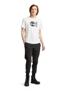 Timberland Uomo SS BRANDED - T-shirt Con Stampa - White