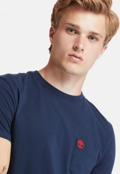 Timberland Uomo SS DUNSTAN RIVER POCKET - T-shirt Basic - Dark Sapphire -Discount Timberland in Italia d7cc57a266094d24a8c48a77d13bfe9d