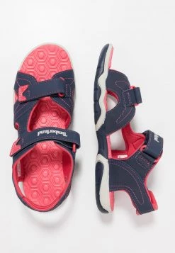 Timberland Bambini ADVENTURE SEEKER 2 STRAP - Sandali Da Trekking - Navy/pink