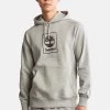 Timberland Uomo TREE LOGO - Felpa Con Cappuccio - Medium Grey Heather