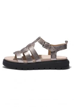 Timberland Donna RAY CITY SANDAL FISHERMAN - Sandali Con Plateau - Grey Gold