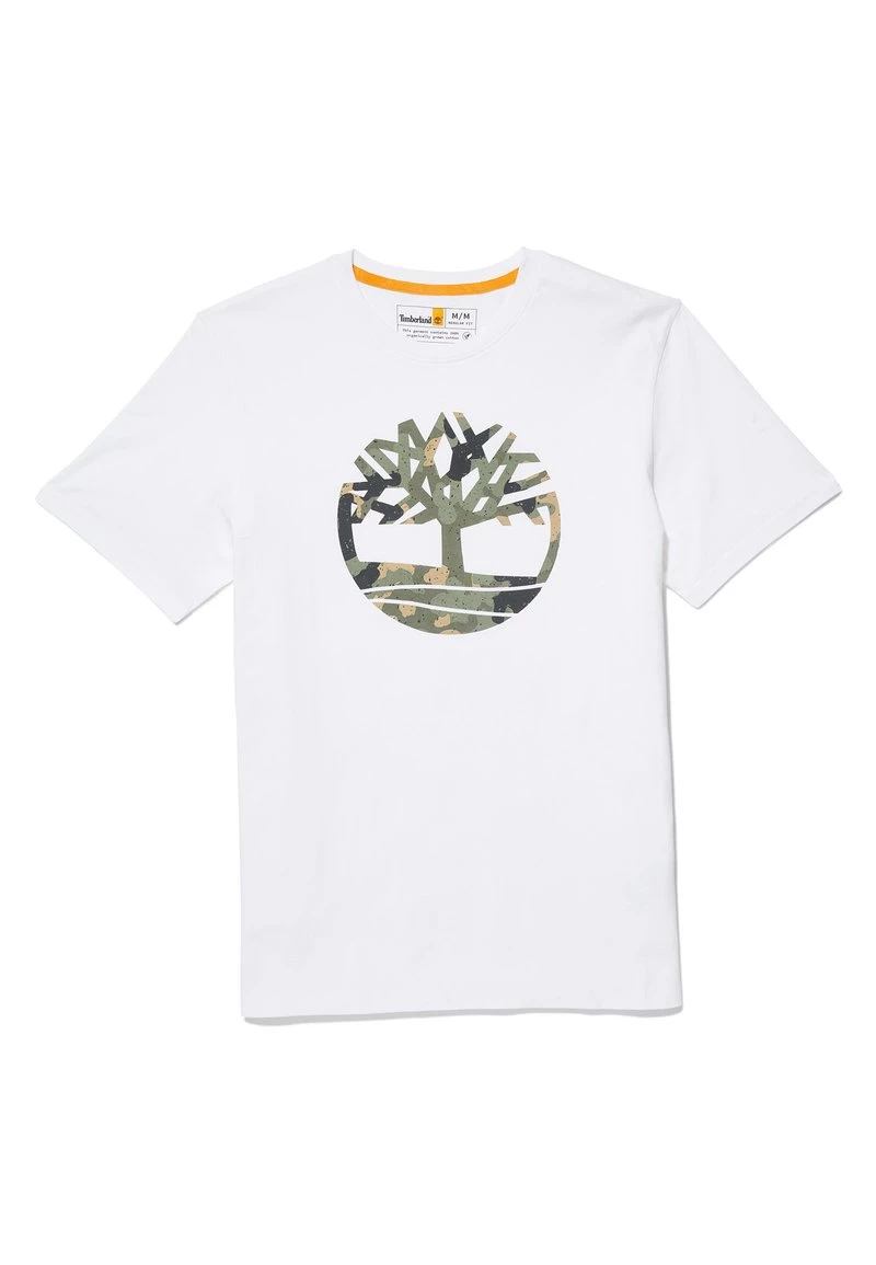 Timberland Uomo TREE CAMO - T-shirt Con Stampa - White 1 Timberland Uomo TREE CAMO - T-shirt Con Stampa - White