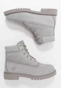 Timberland Unisex 6 IN PREMIUM WP BOOT - Stivaletti Stringati - Medium Grey