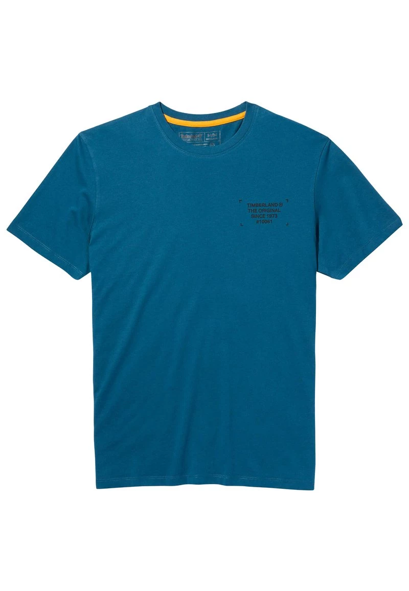 Timberland Uomo YC SS BACK BOX TEE (REG) - T-shirt Basic - Majolica Blue 1 Timberland Uomo YC SS BACK BOX TEE (REG) - T-shirt Basic - Majolica Blue