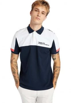 Timberland Uomo MILLERS RIVER - Polo - Dark Sapphirewhite