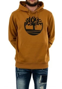 Timberland Uomo YC CORE TREE LOGO PULL OVER HOODIE (BRUSHBACK) - Felpa Con Cappuccio - Beige