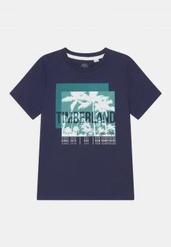 Timberland Bambini SHORT SLEEVES TEE - T-shirt Con Stampa - Navy