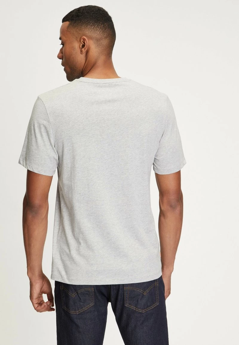 Timberland Uomo LINEAR - T-shirt Con Stampa - Medium Grey Heather 3 Timberland Uomo LINEAR - T-shirt Con Stampa - Medium Grey Heather - immagine 3
