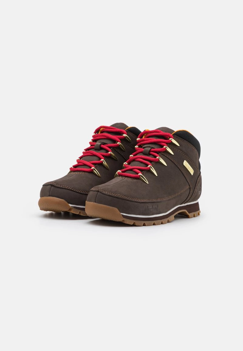 Timberland Uomo EURO SPRINT HIKER - Sneakers Alte - Dark Brown/red 2 Timberland Uomo EURO SPRINT HIKER - Sneakers Alte - Dark Brown/red - immagine 2