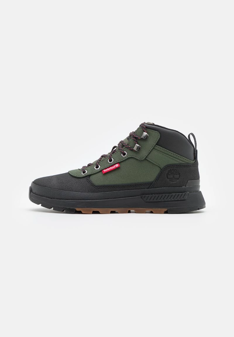 Timberland Uomo FIELD TREKKER MID - Sneakers Alte - Black/dark Green 1 Timberland Uomo FIELD TREKKER MID - Sneakers Alte - Black/dark Green