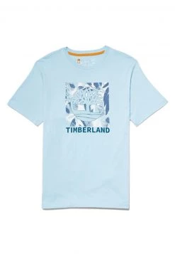 Timberland Uomo SS GRAPHIC - T-shirt Con Stampa - Air Blue