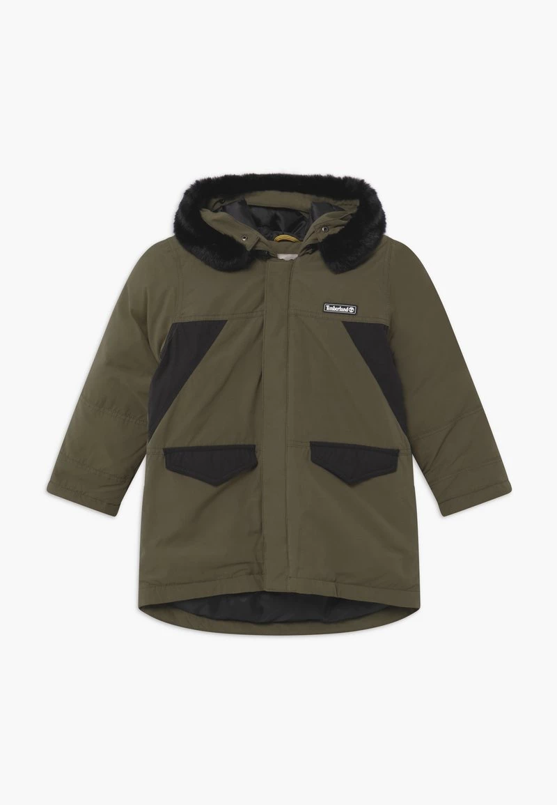 Timberland Bambini HOODED - Cappotto Invernale - Khaki 1 Timberland Bambini HOODED - Cappotto Invernale - Khaki