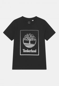 Timberland Bambini SHORT SLEEVES - T-shirt Con Stampa - Black