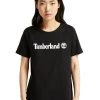 Timberland Donna LOGO TEE - T-shirt Con Stampa - Black