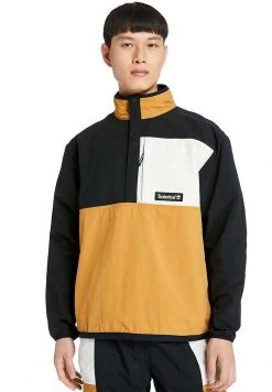 Timberland Uomo OUTDOOR ARCHIVE PACKABLE ANORAK - Giacca A Vento - Black White Sand Wheat